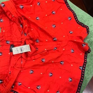 ANN TAYLOR LOFT, LP shorts red